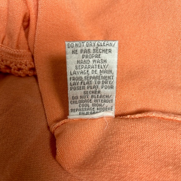 Cynthia Steffe Tangerine Cross Back Crochet Tank NWOT S/P - Picture 7 of 8